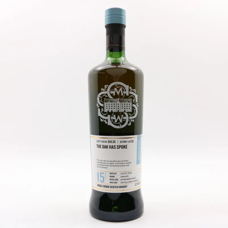 Strathclyde – 15 Year Old 2005 SMWS Single Cask G10.35 The Oak Has Spoke