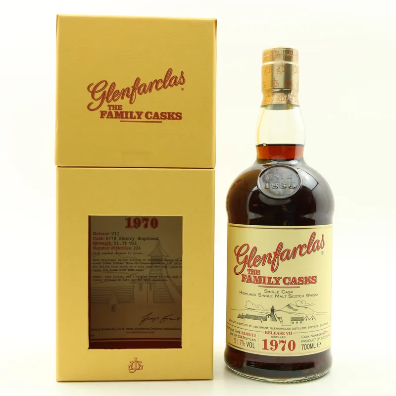 Glenfarclas – 1970 Family Cask #6778 (70cl, 51.7%)