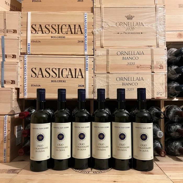 Tenuta San Guido, Sassicaia, Olio EVO 2025/2026 - Extra virgin olive oil - 6 - 750ml Bottle