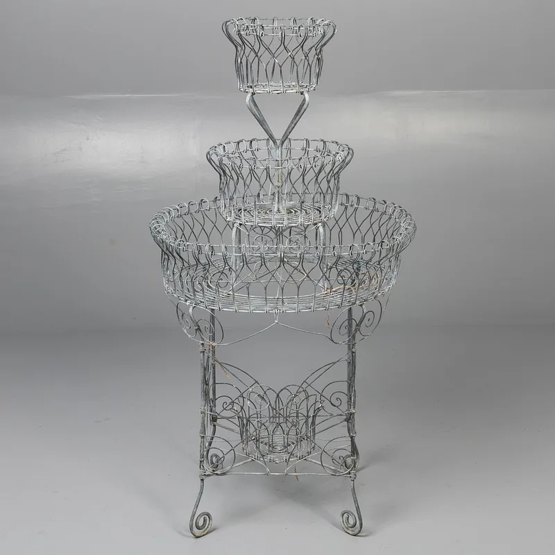Four Tier Wire Etagere