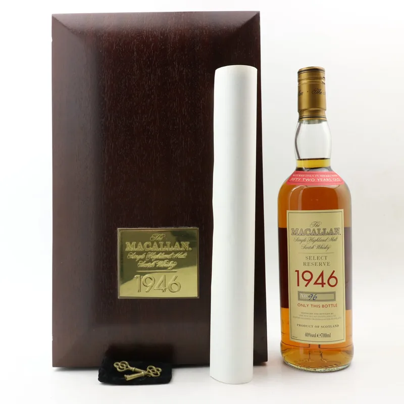Macallan – 1946 52 Year Old Select Reserve With Certificate & Keys