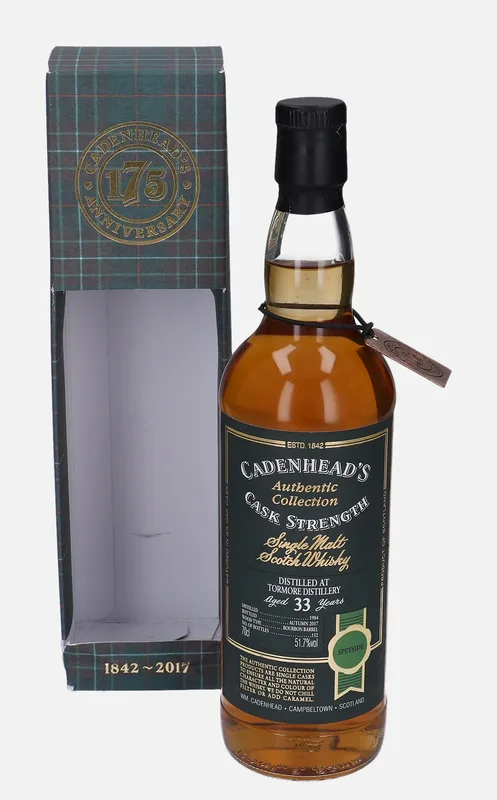 Tormore – 1984 33 Year Old Wm. Cadenhead Authentic Collection (70cl, 51.7%)
