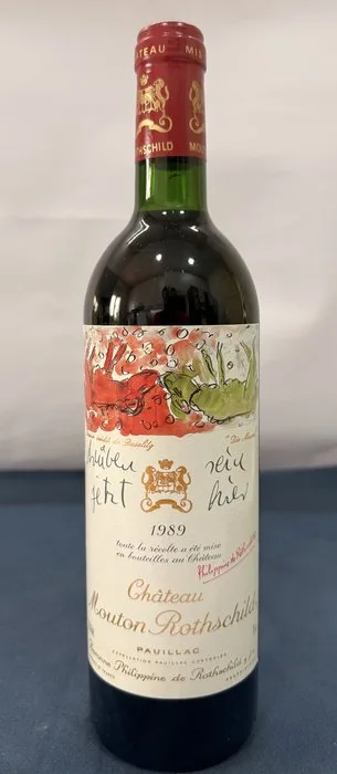 1989 Château Mouton Rothschild - Pauillac 1er Grand Cru Classé - 1 Bottle (0.75L)