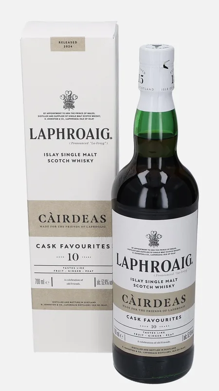 Laphroaig – Càirdeas 10 Year Old Cask Favourites Released 2024 (70cl, 52.4%)