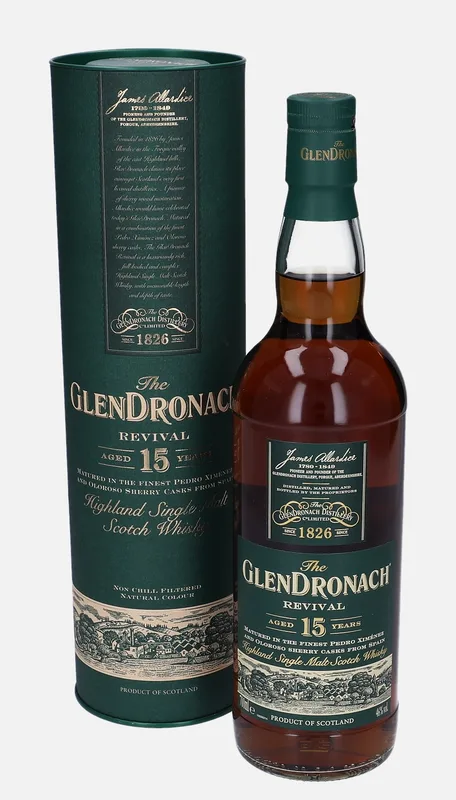 Glendronach – Revival 15 Year Old (70cl, 46%)