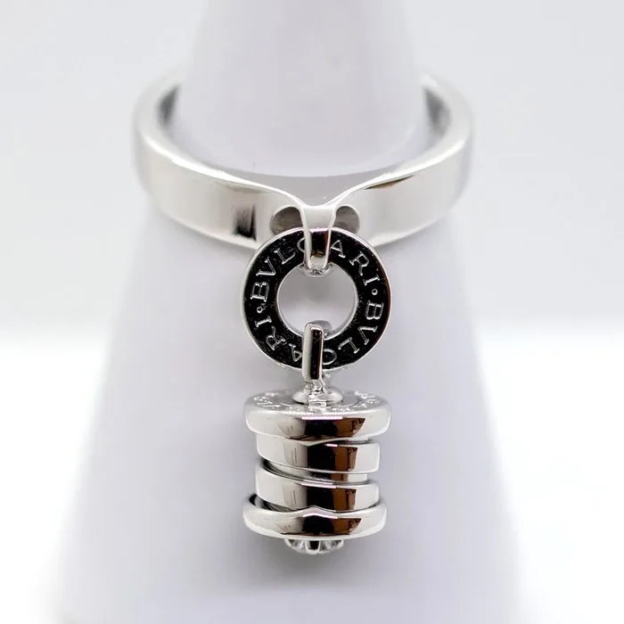 Bvlgari - Ring - B.zero 1 - 18 kt. White gold - 1 Diamond