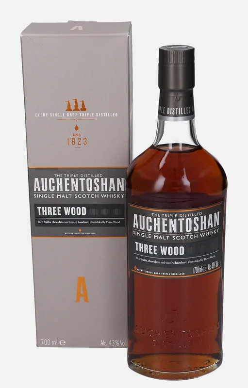 Auchentoshan – Three Wood (70cl, 43%)