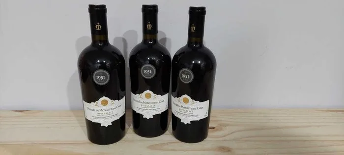 1951 Prieuré du Monastir del Camp - Rivesaltes - 3 Bottles (0.75L)