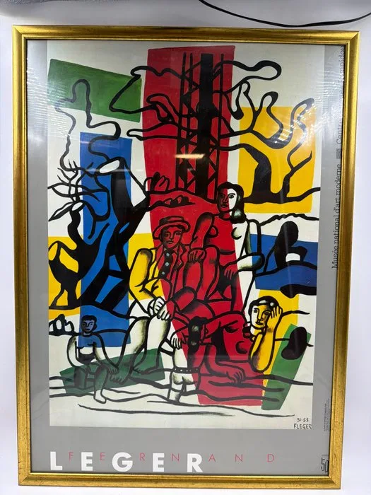 Fernand Leger - Centre Georges Pompidou - La Partie de campagne (fragment) - 1950s
