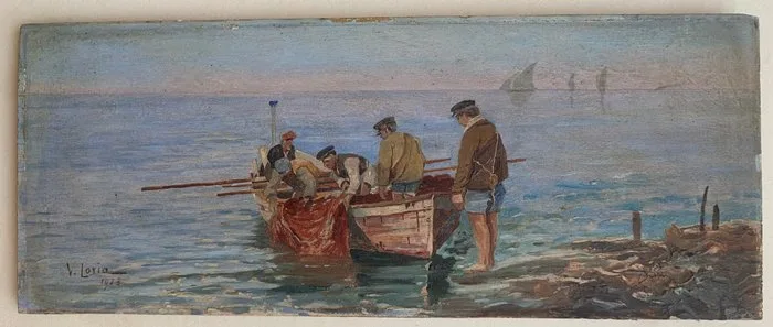 Vincenzo Loria (1850-1939) - Il rientro dalla pesca