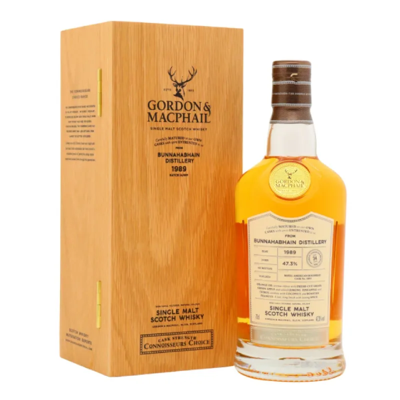 Bunnahabhain – 34 Year Old 1989 Gordon & MacPhail Connoisseurs Choice Single Refill American Oak Hogshead #5891 (2024) (70cl)