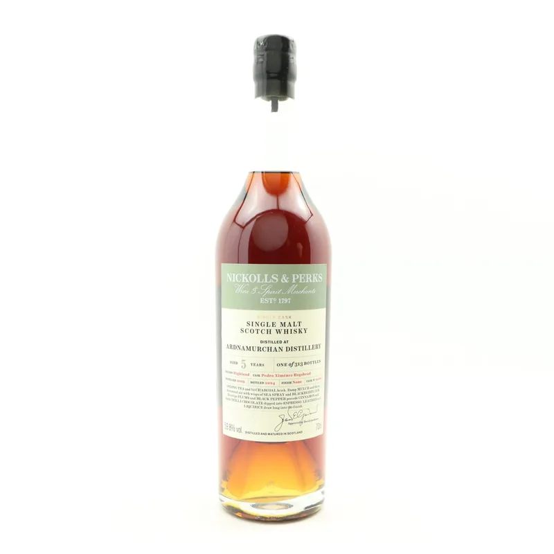 Ardnamurchan – 2019 5 Year Old Nickolls & Perks (70cl, 59.8%)