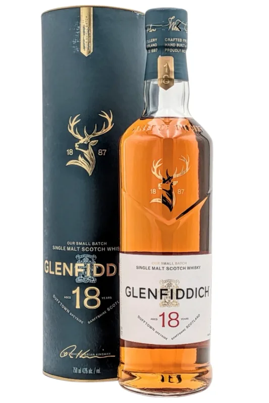 Glenfiddich – 18 Year Old Small Batch Reserve Speyside Single Malt Scotch Whisky