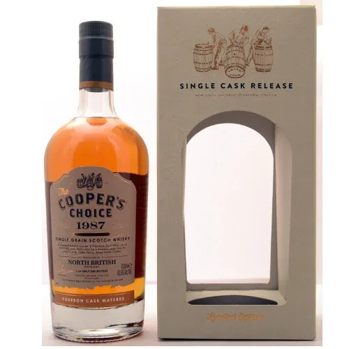 North British – 1987 33 Year Old Bourbon Cask Coopers Choice (43.5%)