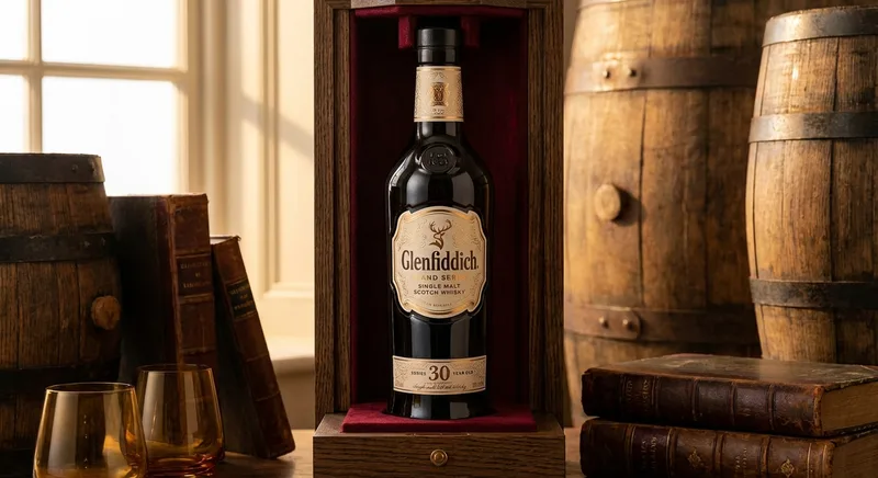 glenfiddich-grand-series whisky bottle