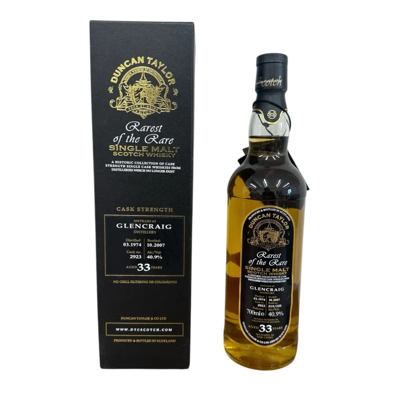 Glencraig 33 Year Old Duncan Taylor 1974