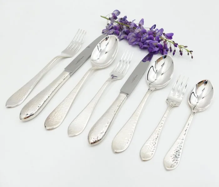 Robbe & Berking - Cutlery set (38) - Hammered -.925 silver - 38-piece - in like-new condition