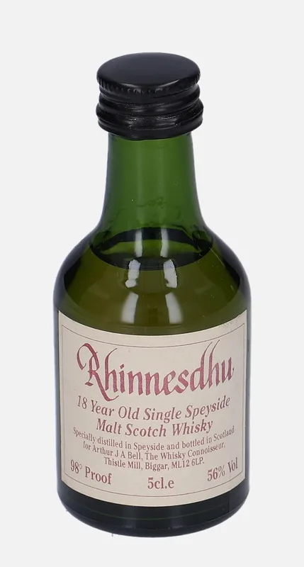 Rhinnesdhu – 18 Year Old The Whisky Connoisseur (5cl, 56%)