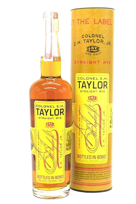 Colonel E.H. Taylor Straight Rye Bottled in Bond