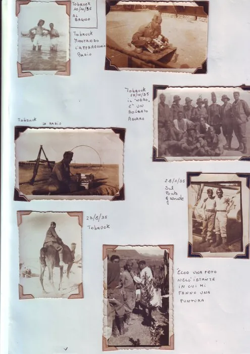 Photo album - Album fotografico di un Veteranon della Guerra d'Africa - 162 foto, molte descritte - 1936