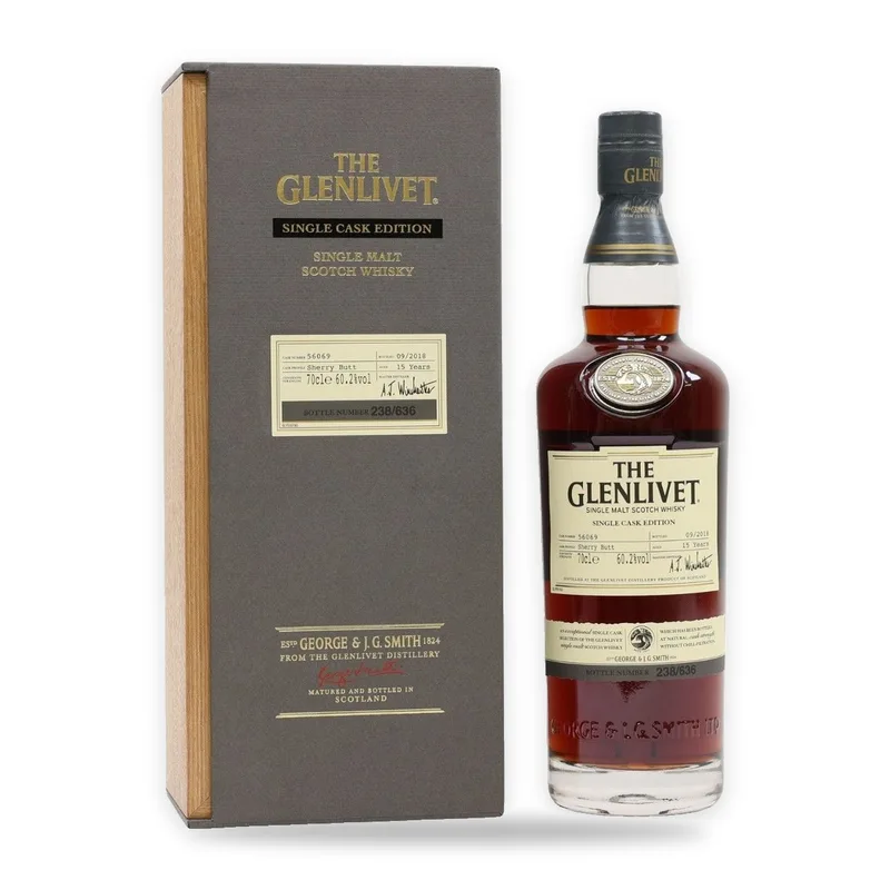 The Glenlivet - 15 Year Old - Sherry Butt #56069 - Single Cask Edition