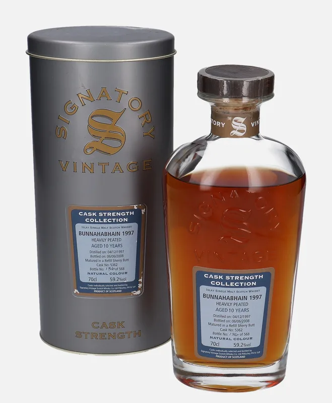 Bunnahabhain – 1997 10 Year Old Signatory Vintage Scotch Whisky Co. Cask Strength Collection