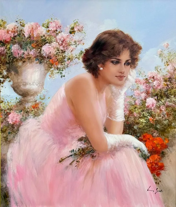 Lucia Sarto (b. 1950) - Elegance In Bloom