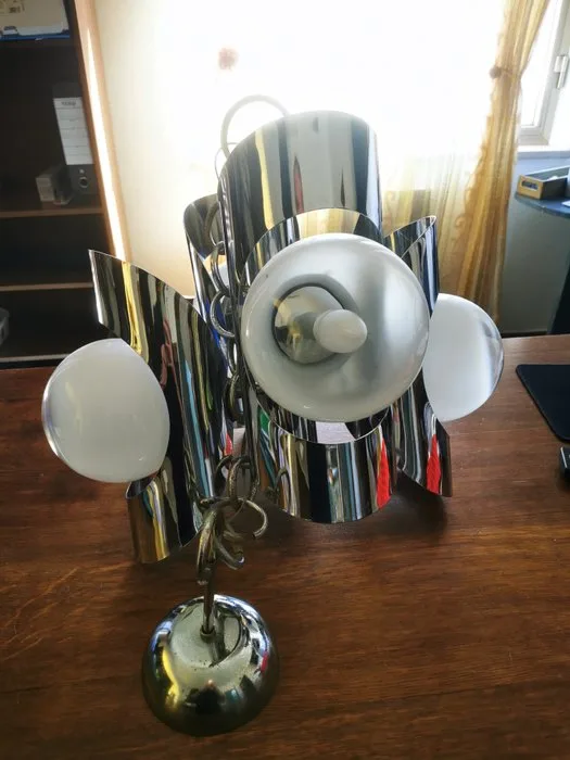 Chandelier - Chrome, Metal, Glass