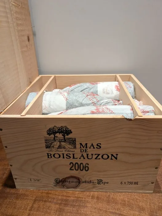 2006 Mas de Boislauzon Chateauneuf du Pape reserve Quet - Cotes du Rhone - 6 Bottle (0.75L)