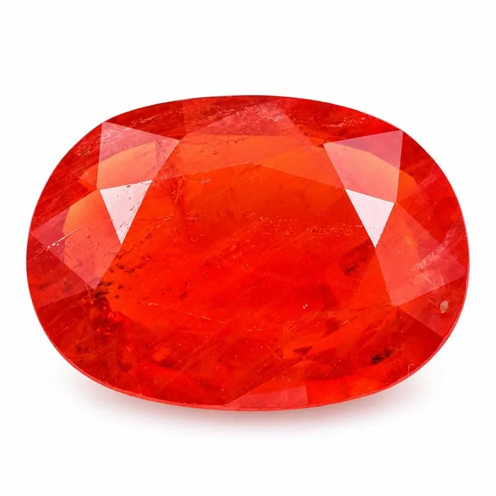 1 pcs Orange Sapphire - 4.61 ct - International Gemological Institute (IGI)
