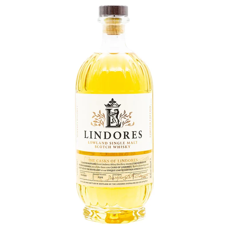 Lindores Abbey – Casks of Lindores Bourbon Cask Lowland Single Malt Scotch Whisky (70cl, 49.4%)