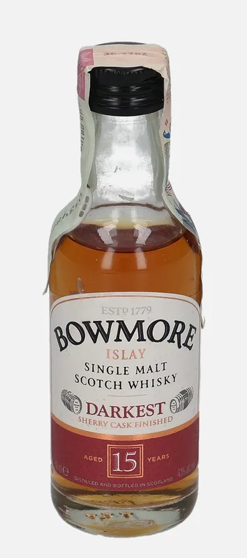 Bowmore – Darkest 15 Year Old (5cl, 43%)