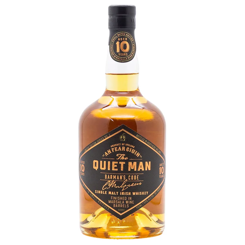 Quiet Man Aged 10 Years Barman's Code Marsala Finish (70cl, 43%)