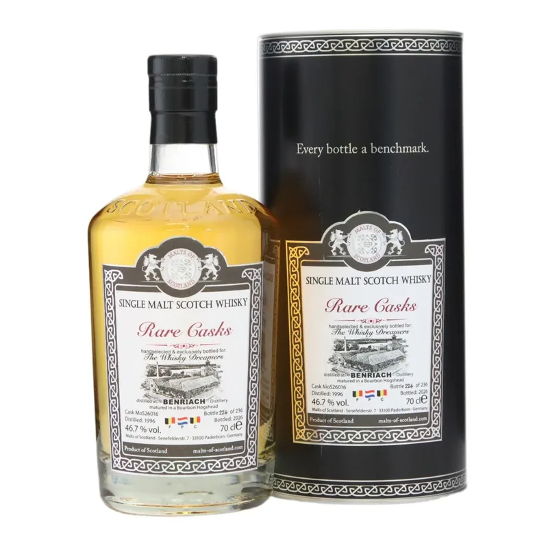 Benriach – 1996 Malts of Scotland Rare Casks