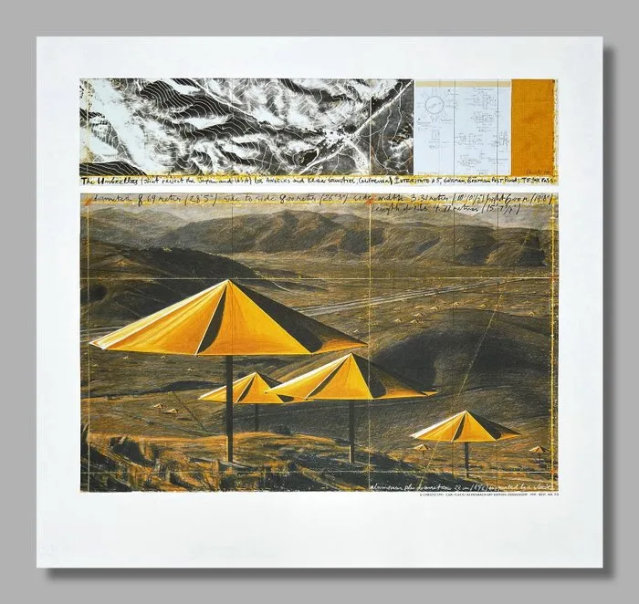 Christo & Jeanne-Claude (1935-2020) - The Umbrellas Japan-USA