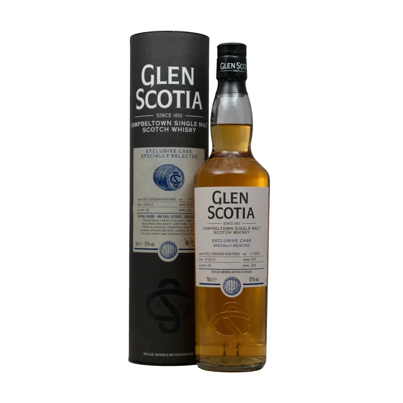 Glen Scotia – 2013 Demerara Rum Finish Cask 20/329-15