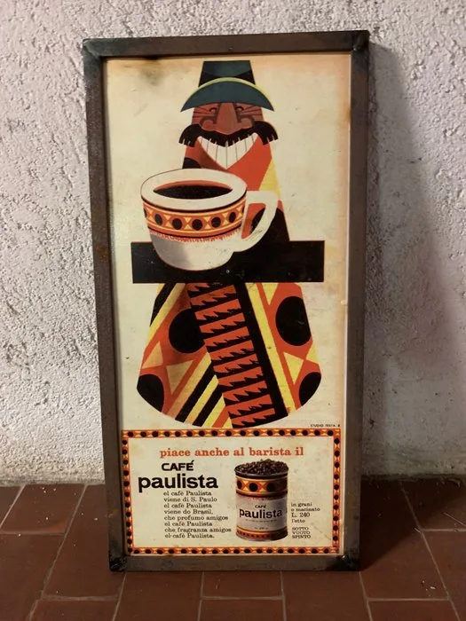 Framed Paulista sign - Plaque - Iron