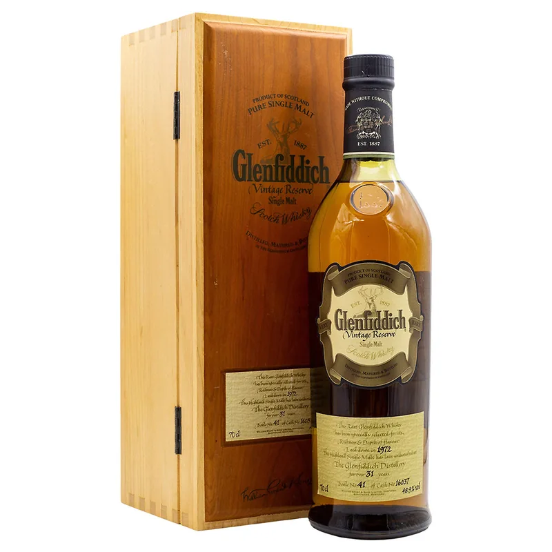 Glenfiddich – Aged 31 Years 1972/2004 Cask 16037 Vintage Reserve Single Malt Scotch Whisky (70cl, 48.9%)