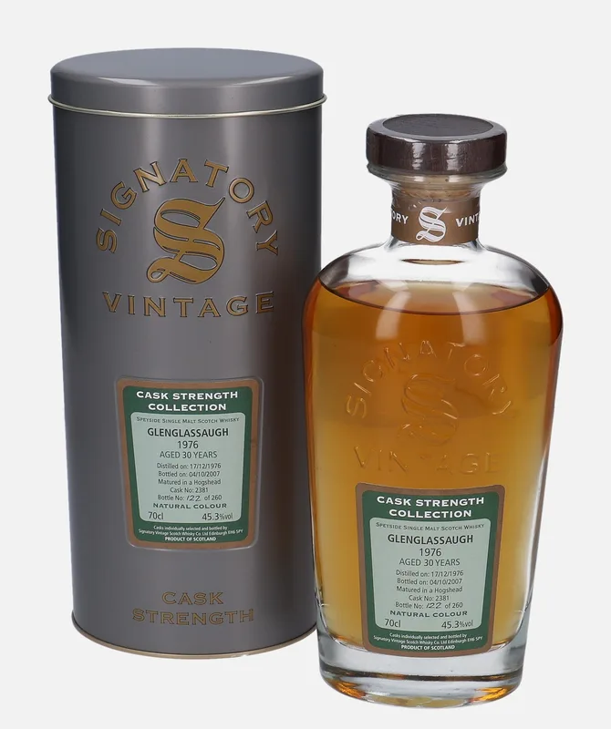 Glenglassaugh – 1976 30 Year Old Signatory Vintage Scotch Whisky Co. Cask Strength Collection