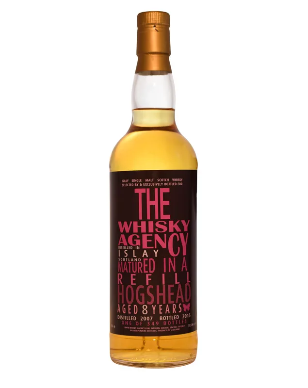 Islay Single Malt 8 Years Old The Whisky Agency Bottled Letters 2007 (70cl, 51.5%)