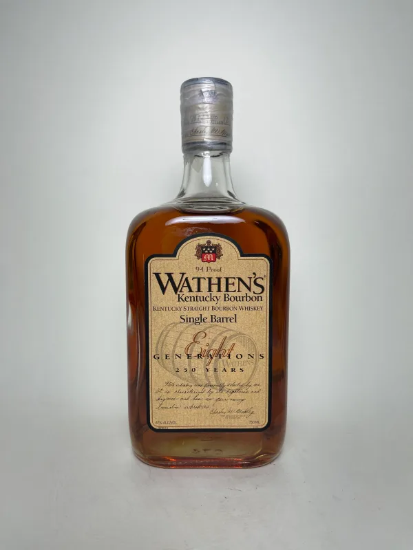 Wathen's Single Barrel Kentucky Straight Bourbon Whiskey, Bottled 2013 (75cl, 47%)