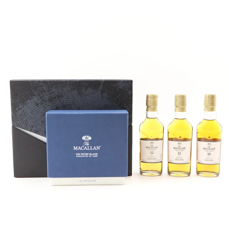 Macallan – Double Cask Tasting Pack 3 x 5cl with Peter Blake Notelets (5cl, 43%)