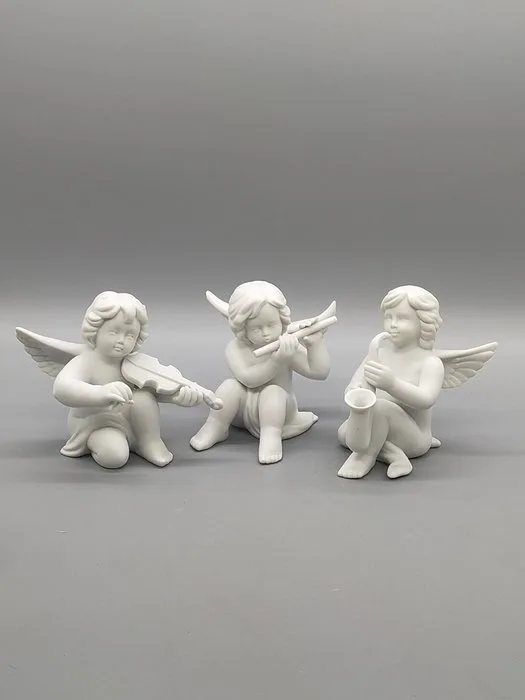 Rosenthal - Sculpture, Studio-Haus 3er Set Engel Biskuitporzellan - 0 cm - Porcelain