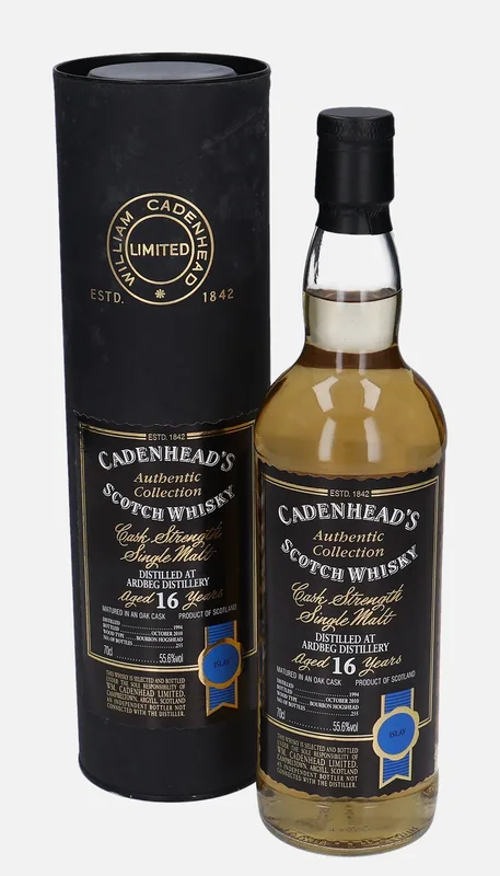 Ardbeg – 1994 16 Year Old Wm. Cadenhead Authentic Collection (70cl, 55.6%)
