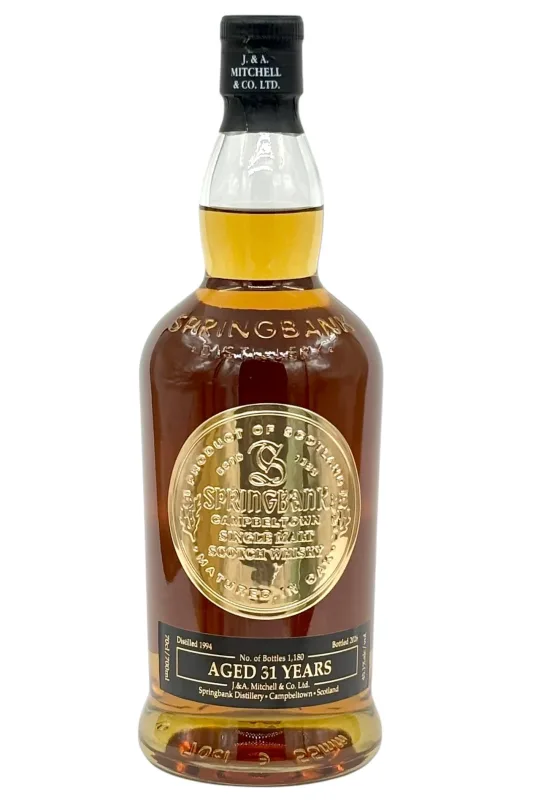 Springbank – 31 Year Old 1994 Vintage Single Malt Scotch Whisky (2026 Release)