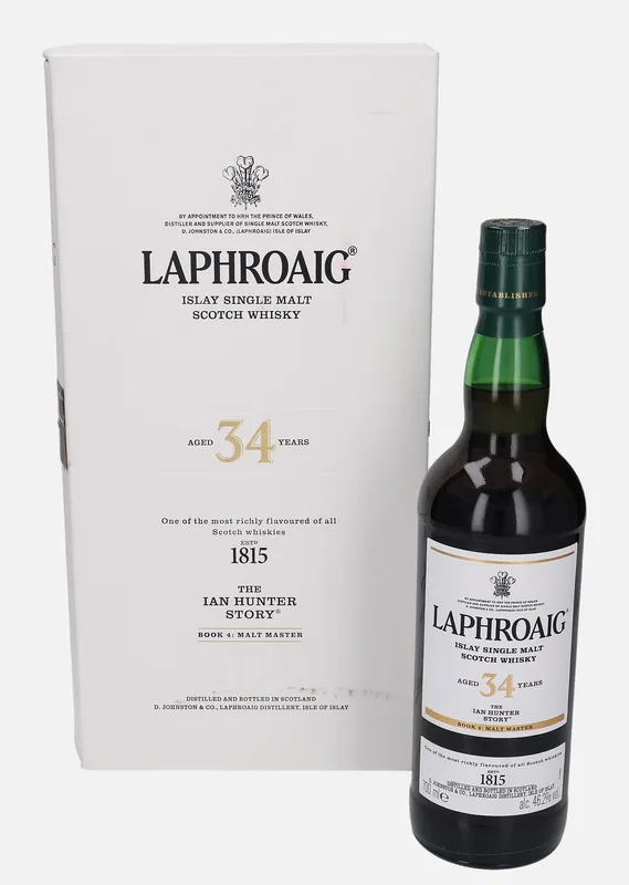 Laphroaig – The Ian Hunter Story 34 Year Old Book 4: Malt Master (70cl, 46.2%)