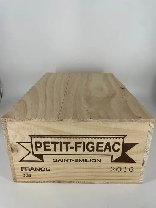 2016 Petit Figeac, 2nd wine of Chateau Figeac - Bordeaux, Saint-Émilion - 12 Bottles (0.75L)