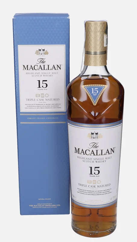 Macallan – 15 Year Old Fine Oak Triple Cask Matured