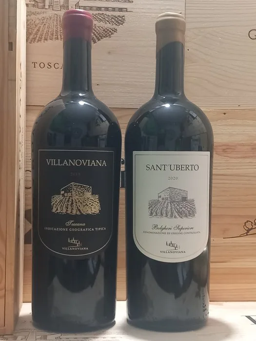 2019 Villanoviana & 2020 Sant'Uberto - Tuscany - 2 Magnums (1.5L)