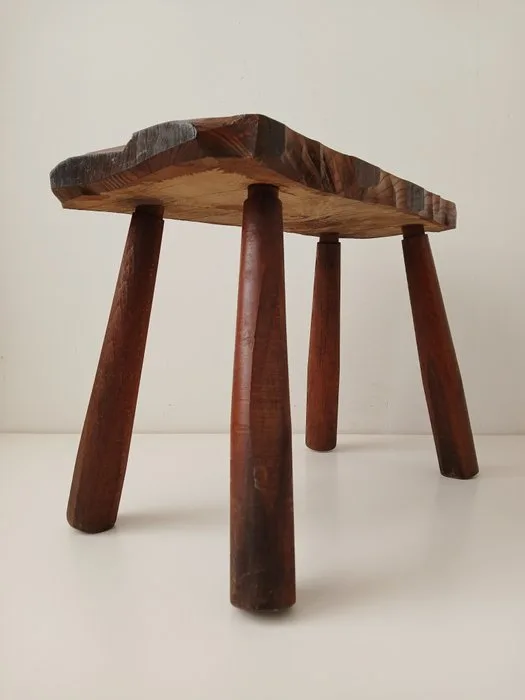 Side table - Wood - Brutalist - 1960s